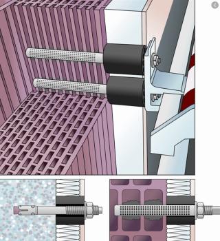 Distanzhülse Dimoblock PVC 100 mm